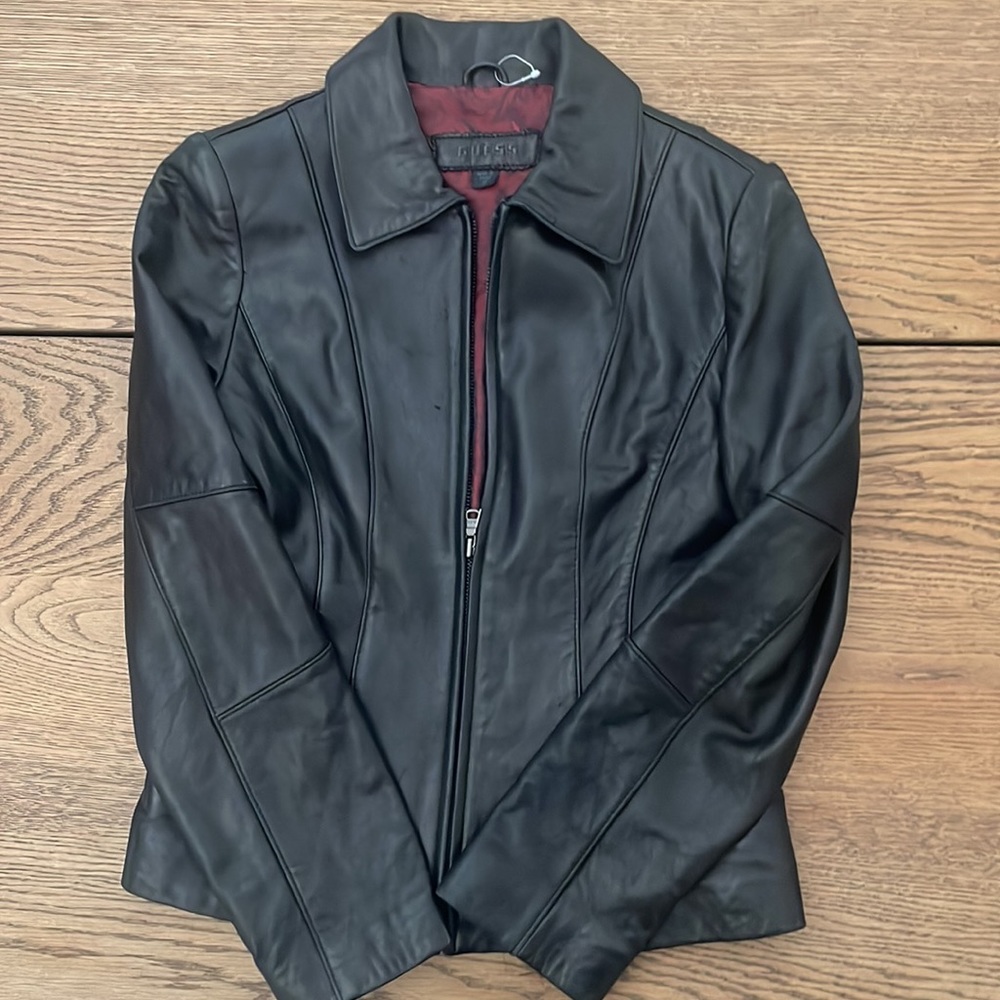 Vintage Guess Leather Jacket